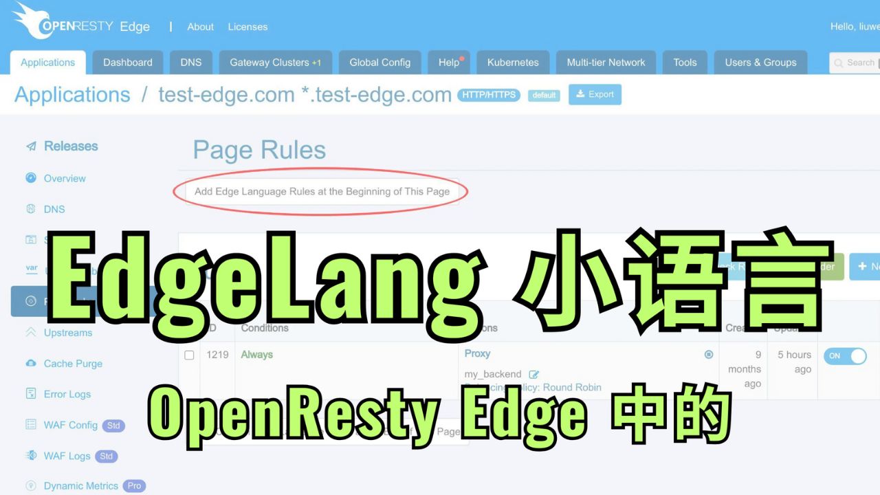 OpenResty Edge 中的閘道器小語言 EdgeLang