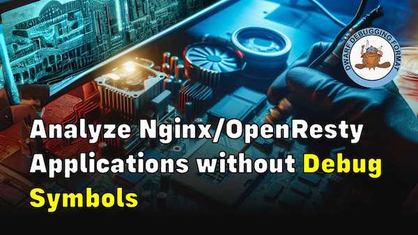 Analyze OpenResty/Nginx Applications without Debug Symbols (using OpenResty XRay)
